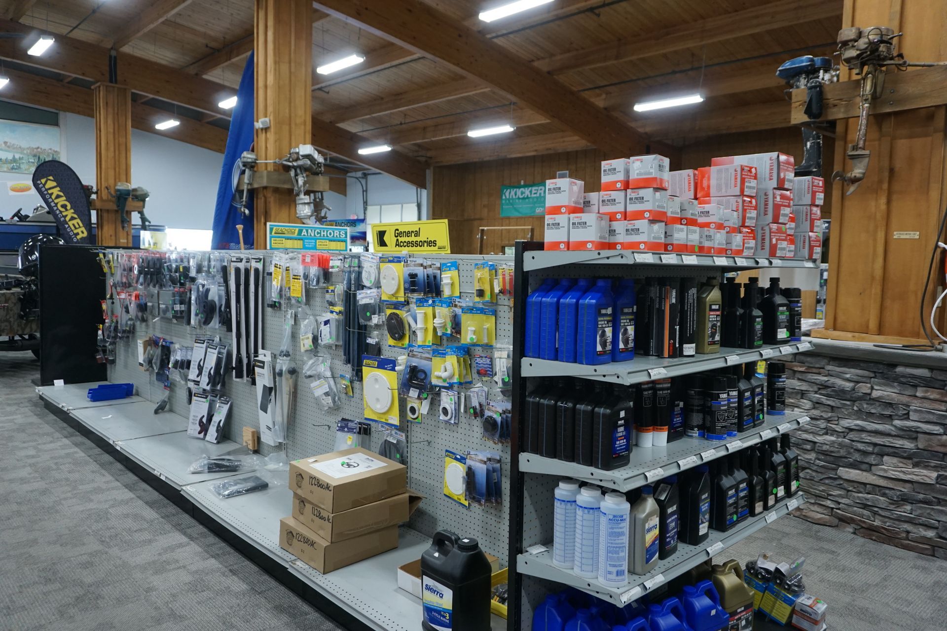 A store filled with lots of shelves filled with lots of products.