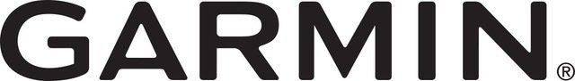 The garmin logo is black and white on a white background.