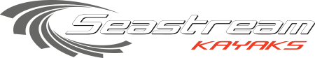 A logo for seastream kayaks is shown on a white background.