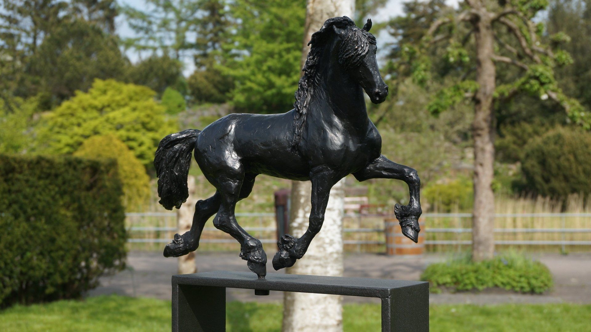 Fries paard brons