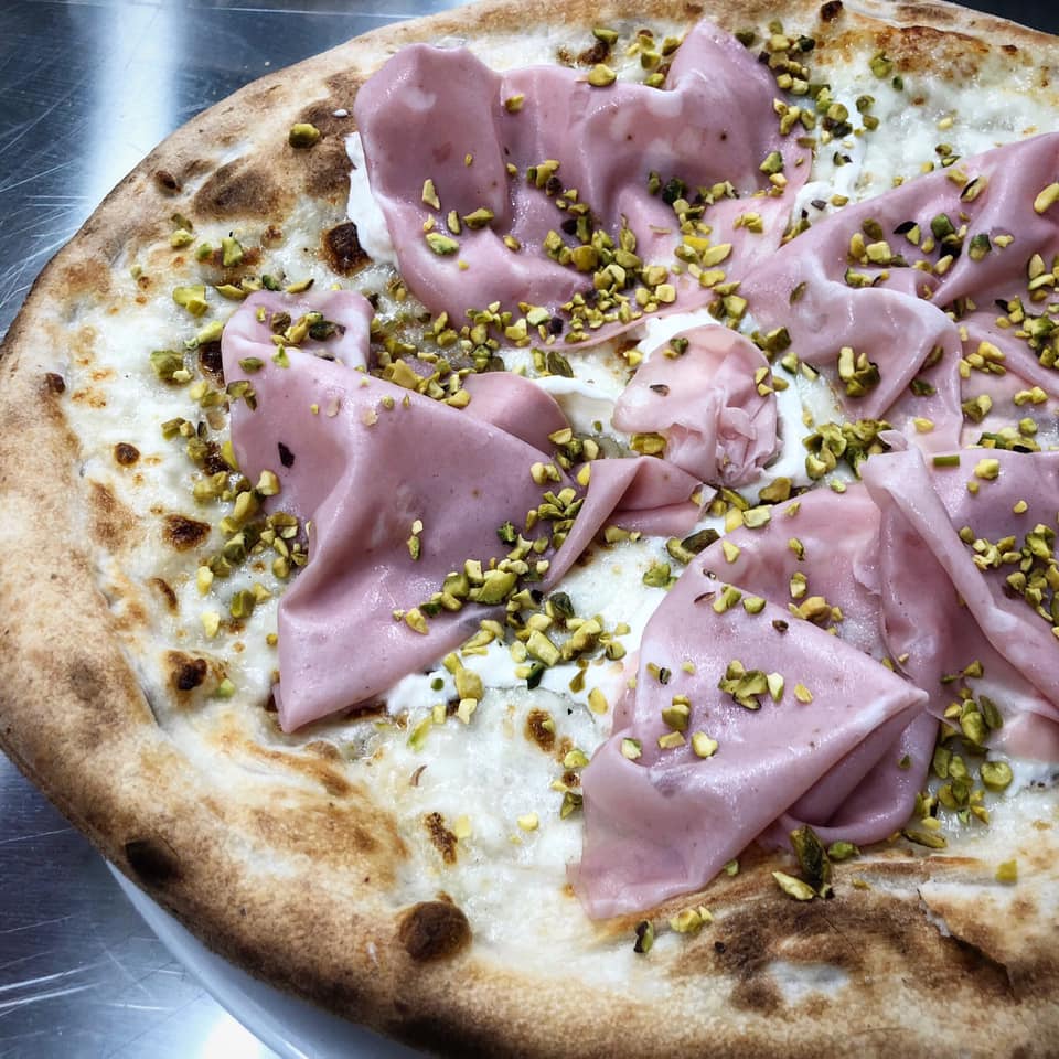 pizza con prosciutto