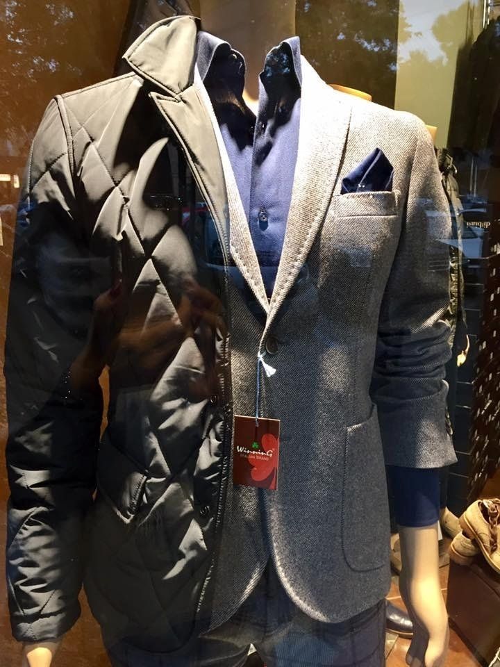 giacca uomo elegante con cappotto