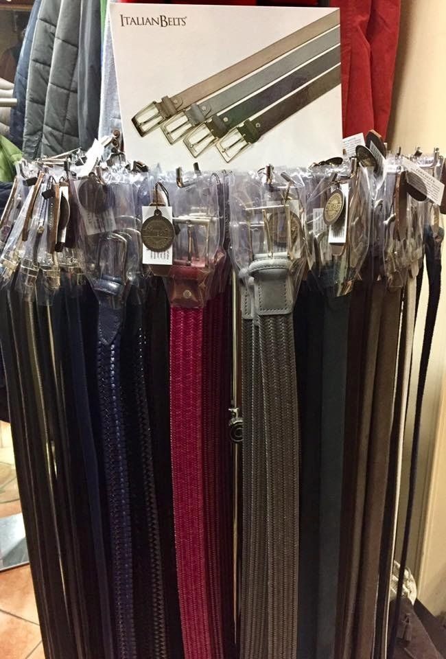 cinturini uomo in vari colori e tessuti