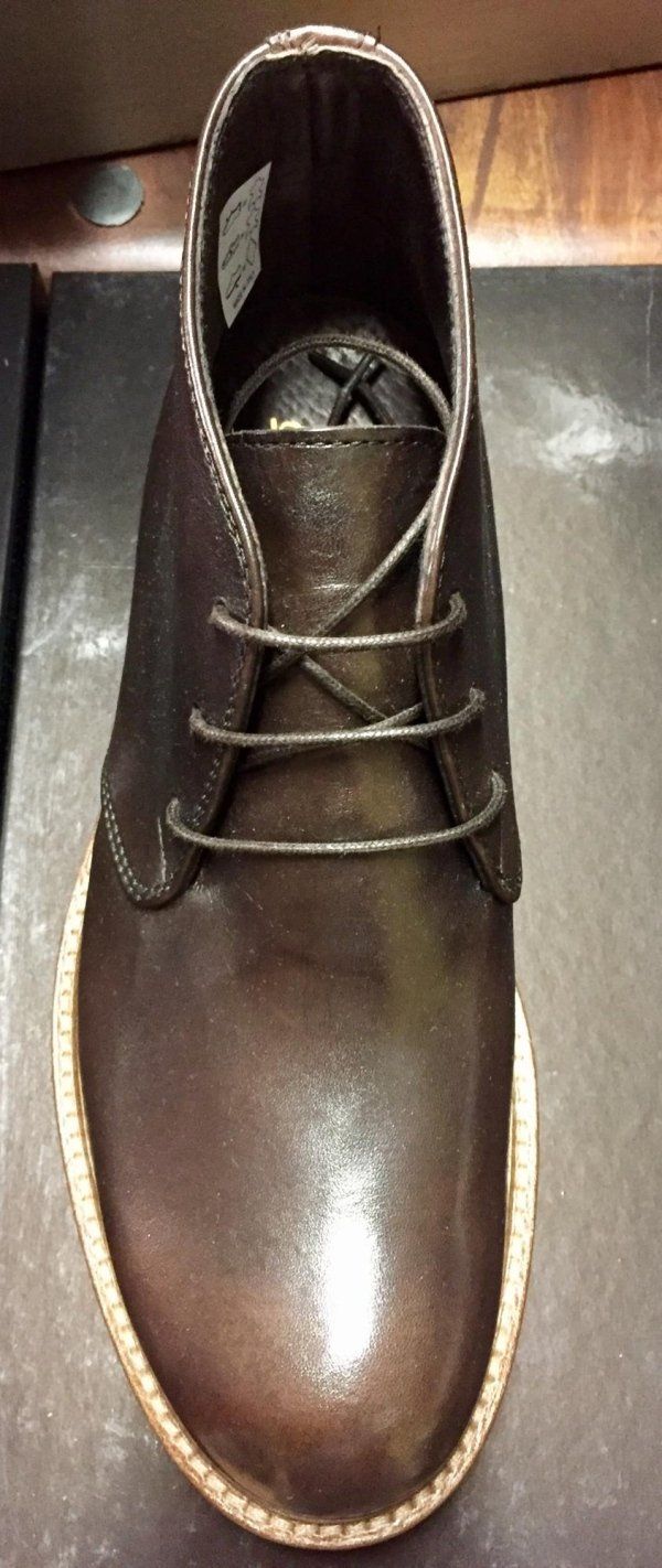 scarpa a stivaletto uomo marrone