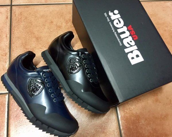 scarpe eleganti in pelle blauer
