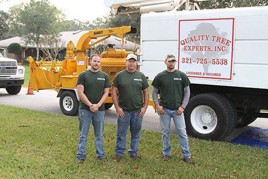 Three Employee Members | Malabar, FL | Quality Tree Experts Inc.