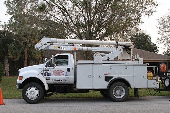 Man Lift Truck | Malabar, FL | Quality Tree Experts Inc.