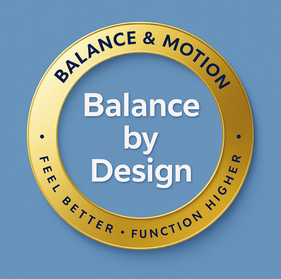 Gold seal with text 