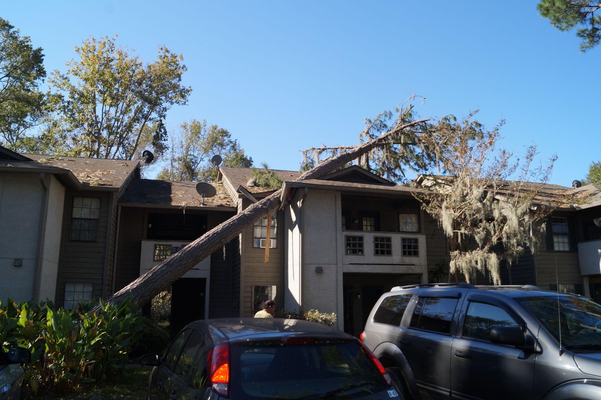 House Roof Wrecked by Storm