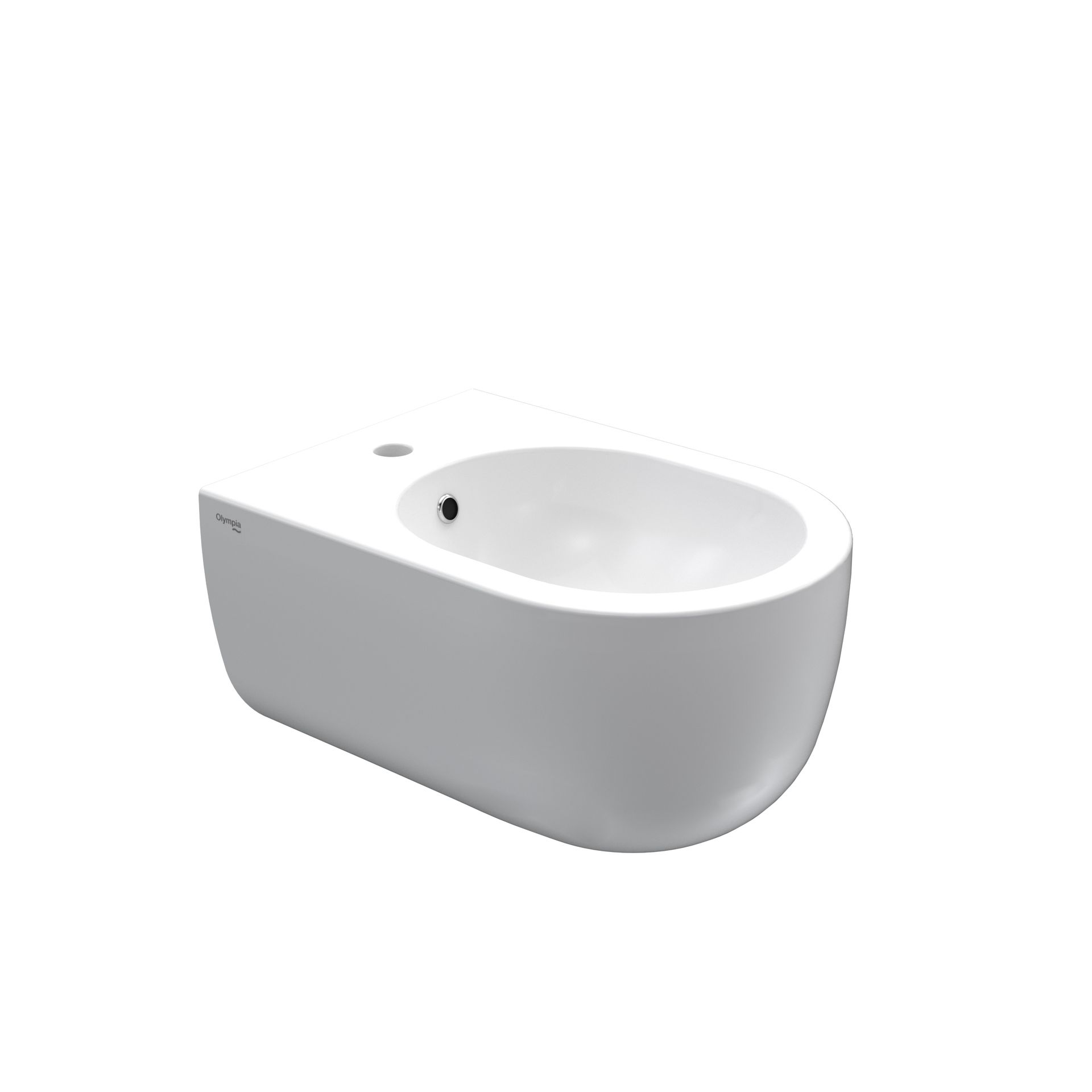 WC sospeso bianco con lavabo integrato, mostrato su sfondo bianco.