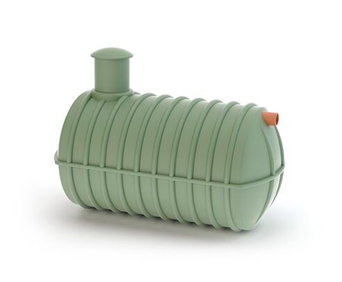 Green Plastic Septic Tank For Industrial Use — Plumber in Allenstown, QLD