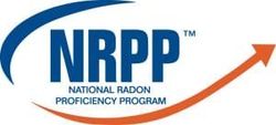 A logo for the national radon proficiency program