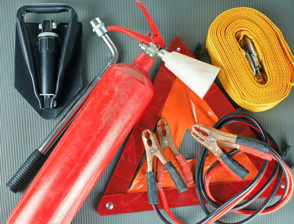 Red Fire Extinguisher beside Yellow Rope - Maitland NSW