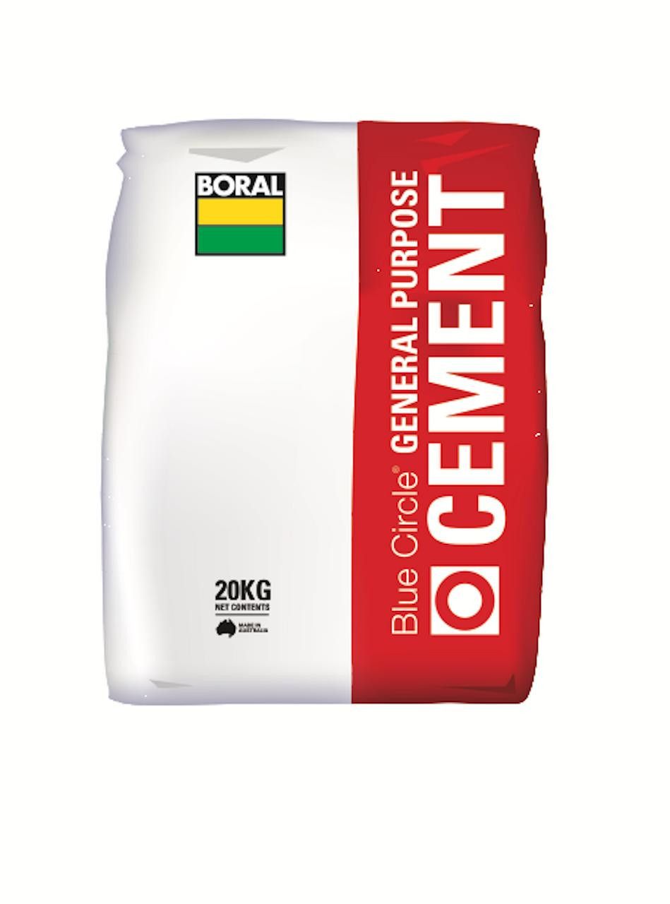 A Red And White Bag Of Cement — Pigot's Midwestern Mini Mix In Orange, NSW