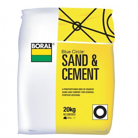 A Bag Of Sand And Cement Is Shown On A White Background — Pigot's Midwestern Mini Mix In Orange, NSW