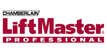 A lift master professional logo on a white background