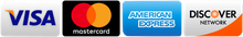 A visa mastercard american express and discover network logo