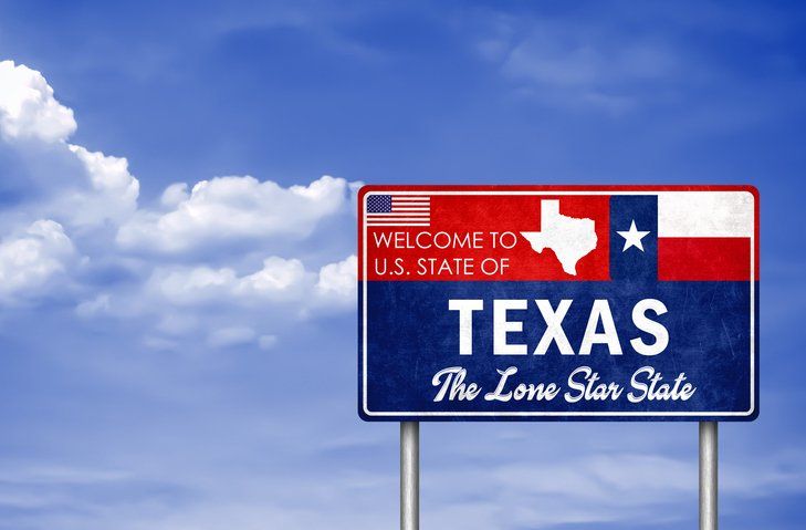 welcome to Texas roadside billboard