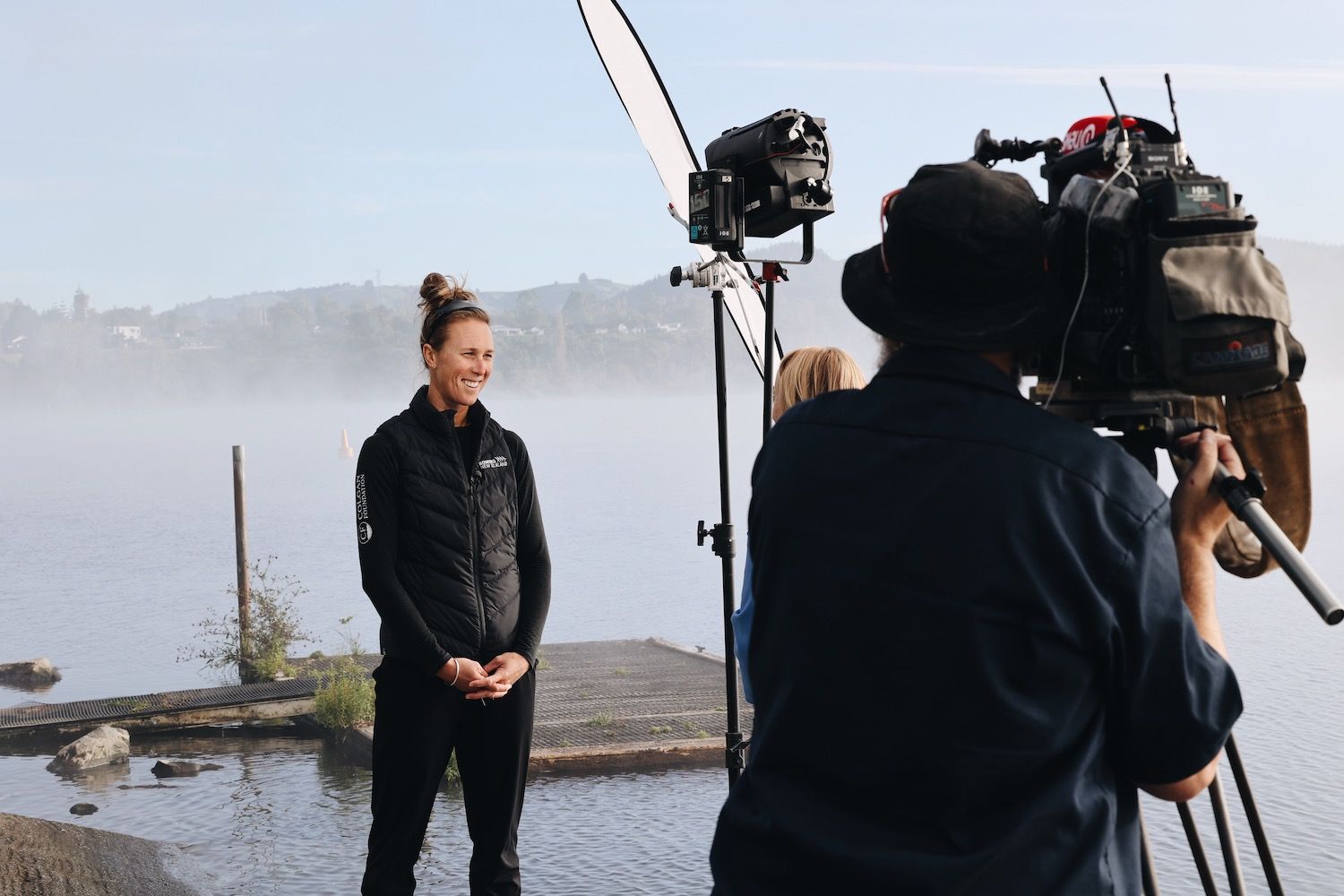 Emma Twigg rowing media appearance