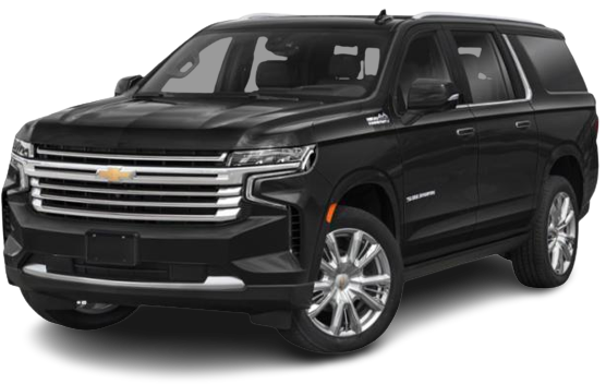 A black suv is shown on a white background.