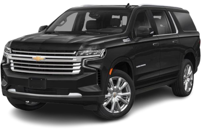 A black suv is shown on a white background.