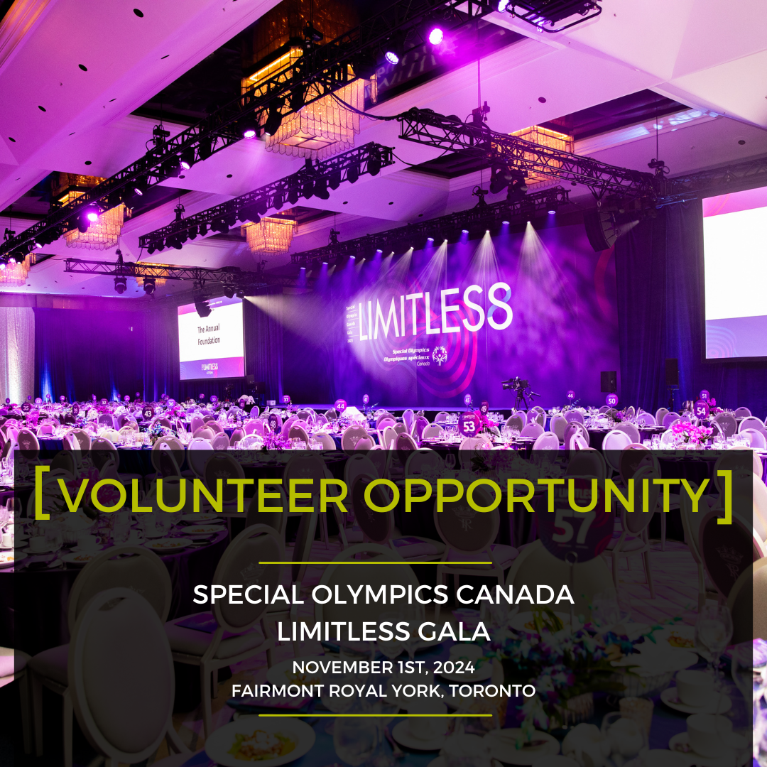 A poster for the special olympics canada limitless gala