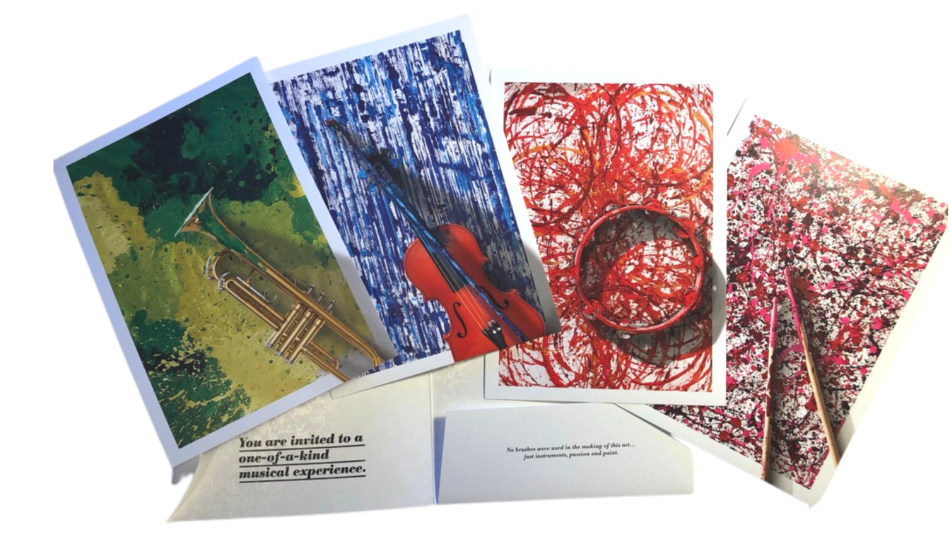 A bunch of cards and envelopes are stacked on top of each other