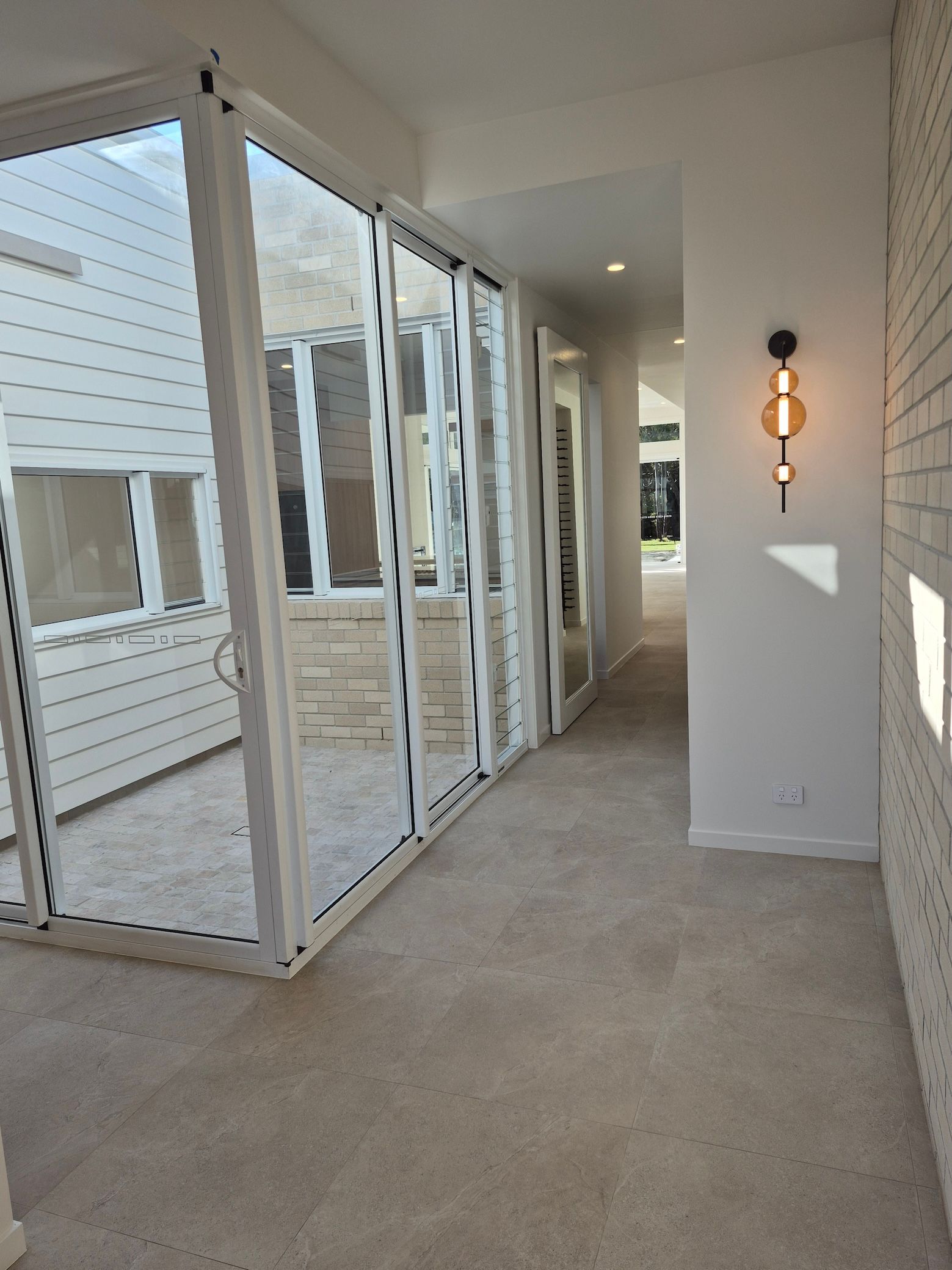 New Build Clean Looking Down Hallway — Pristine Cleaning Bundaberg In Kalkie, QLD