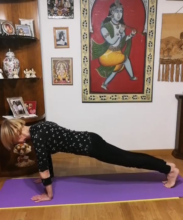 Esercizio corso di yoga