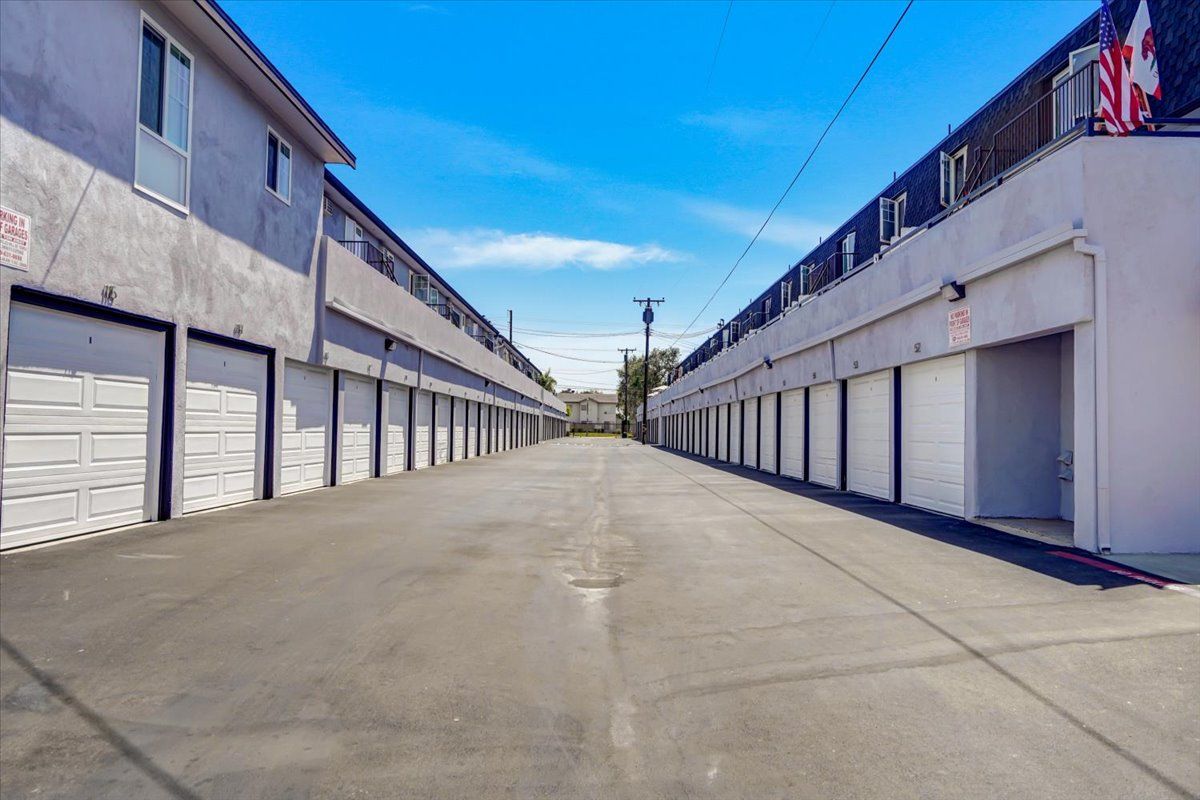 Avignon building exterior garage area