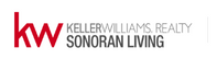 Keller williams realty sonoran living logo on a white background