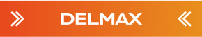 Um botão com a palavra delmax nele