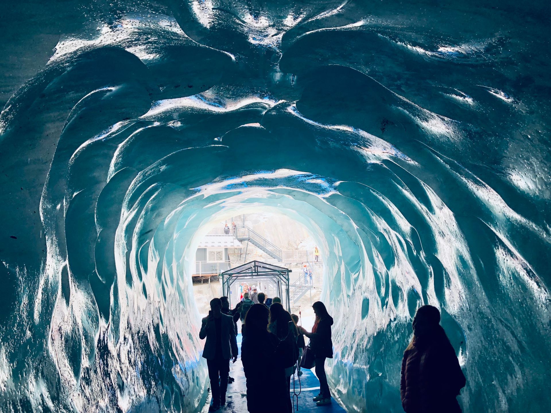 Mer de Glace glacier ice cave