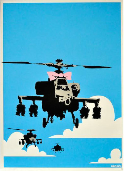 Banksy - HAPPY CHOPPERS