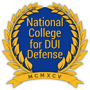 A logo for the National College for DUI Defense.