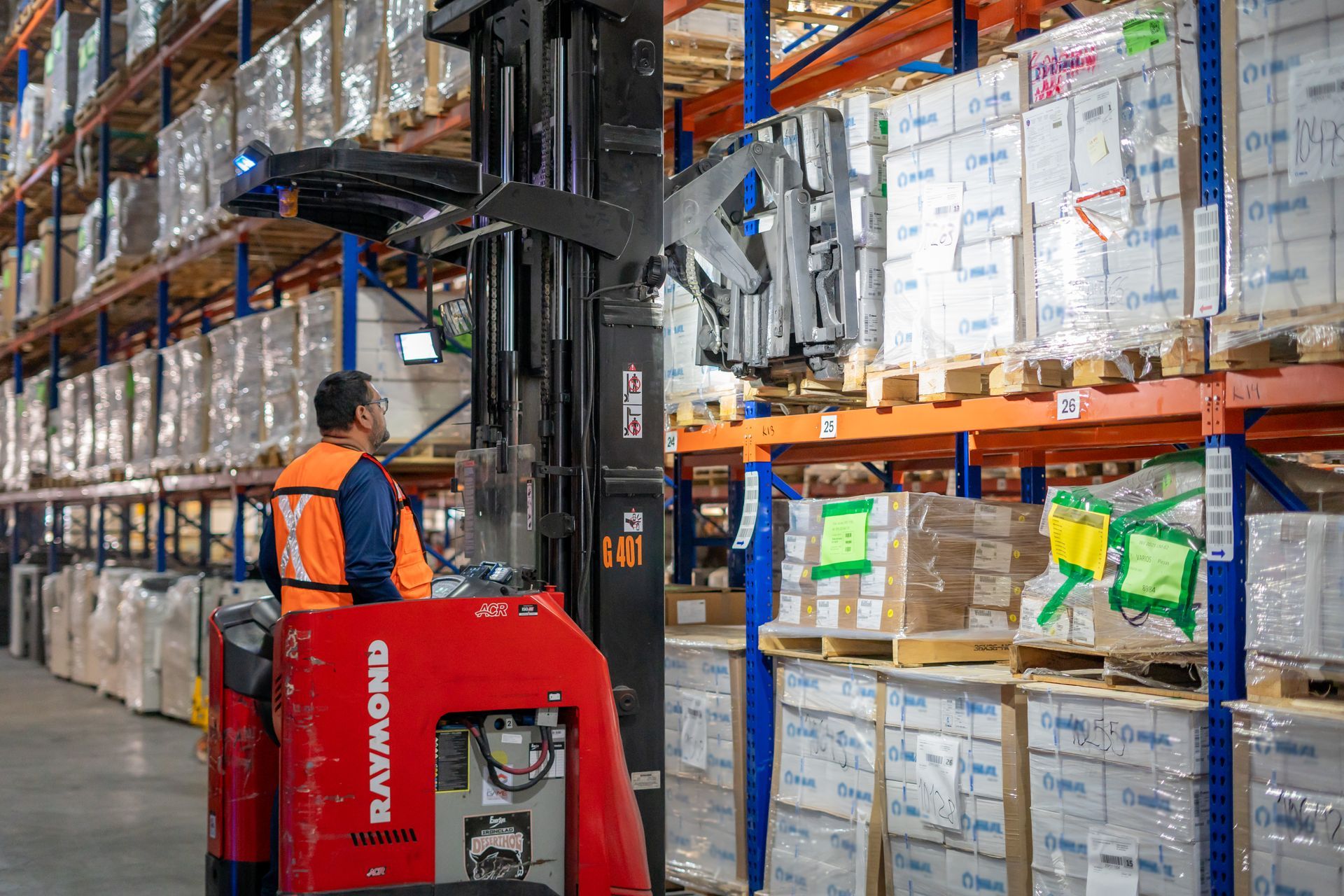 Almacenaje y logistica industrial