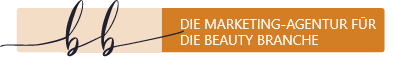 A logo for die marketing agentur fur die beauty branche
