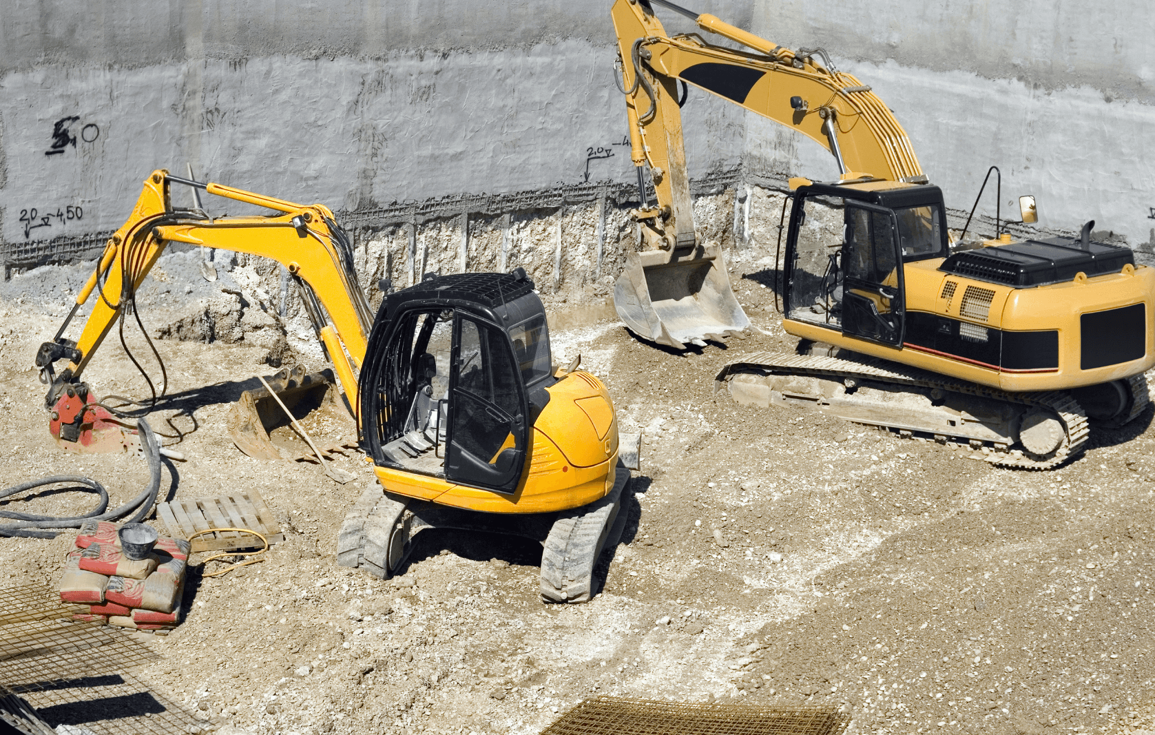 concrete excavation work