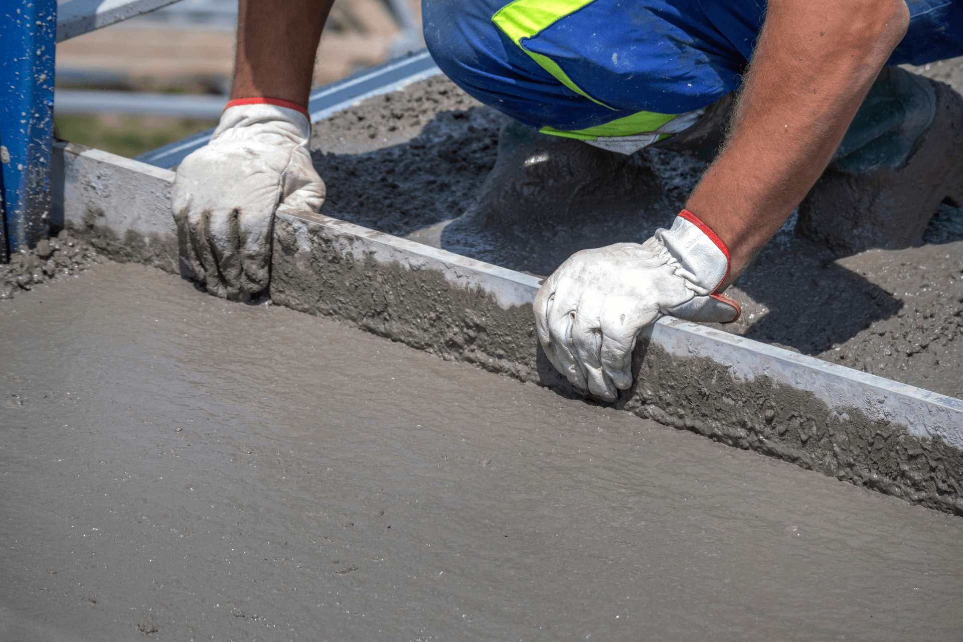 concrete slab work