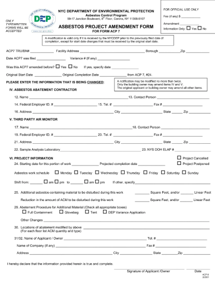 ACP 7 Form