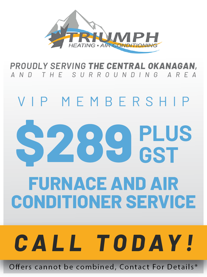 An advertisement for a furnace and air conditioner service