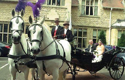 traditional wedding carriage