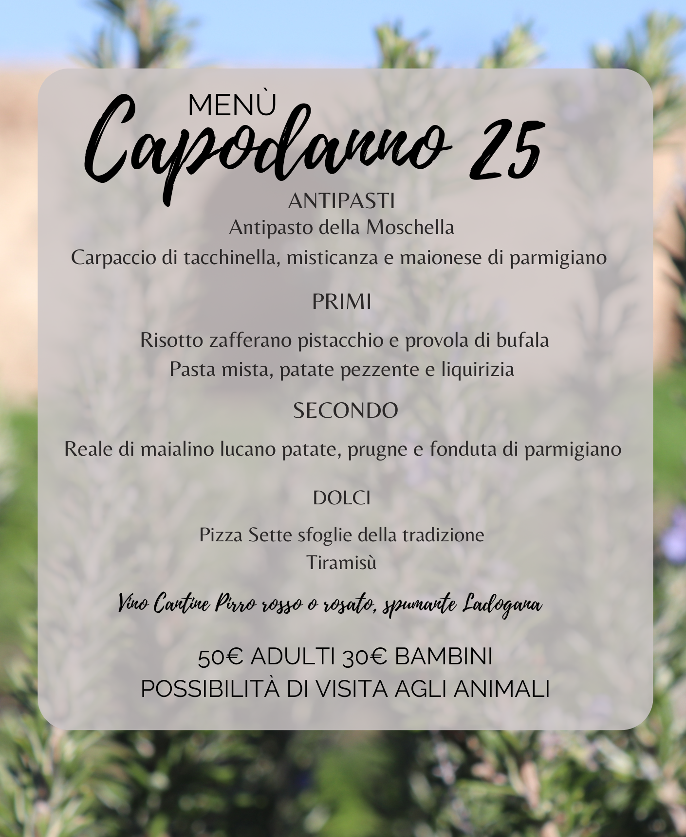 Capodanno 2025 agriturismo Puglia