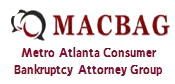 The logo for macbag metro atlanta consumer bankruptcy attorney group