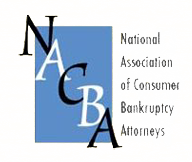 The logo for the national association of consumer bankruptcy attorneys