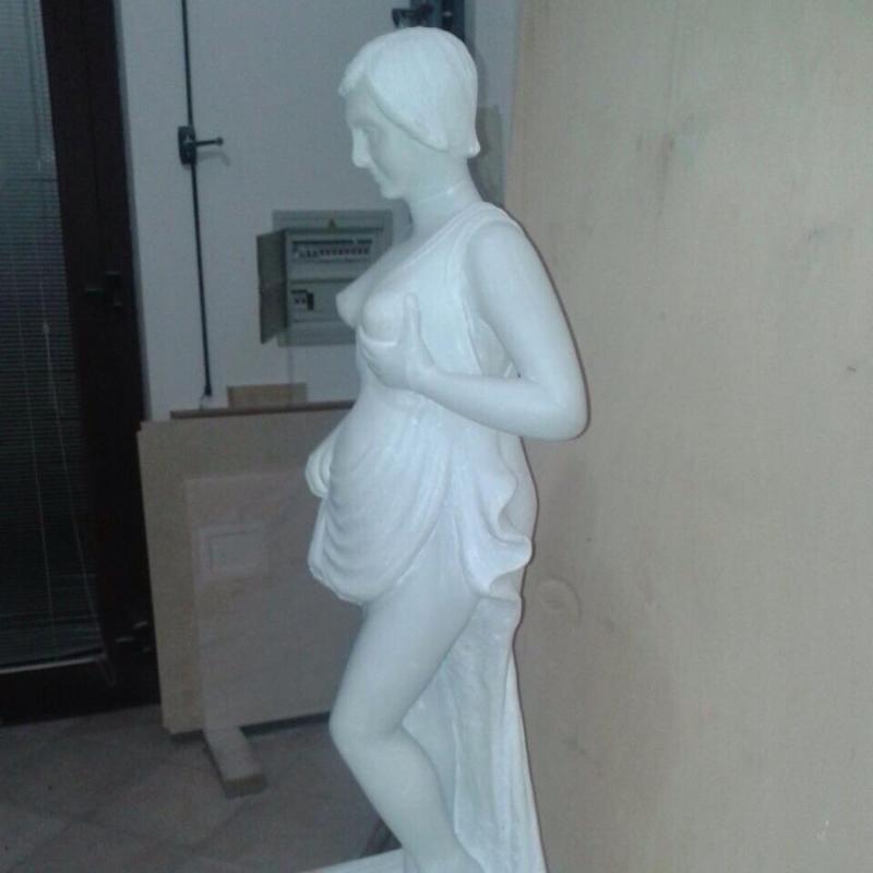 statue in gesso