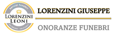 ONORANZE FUNEBRI in dark blue text.