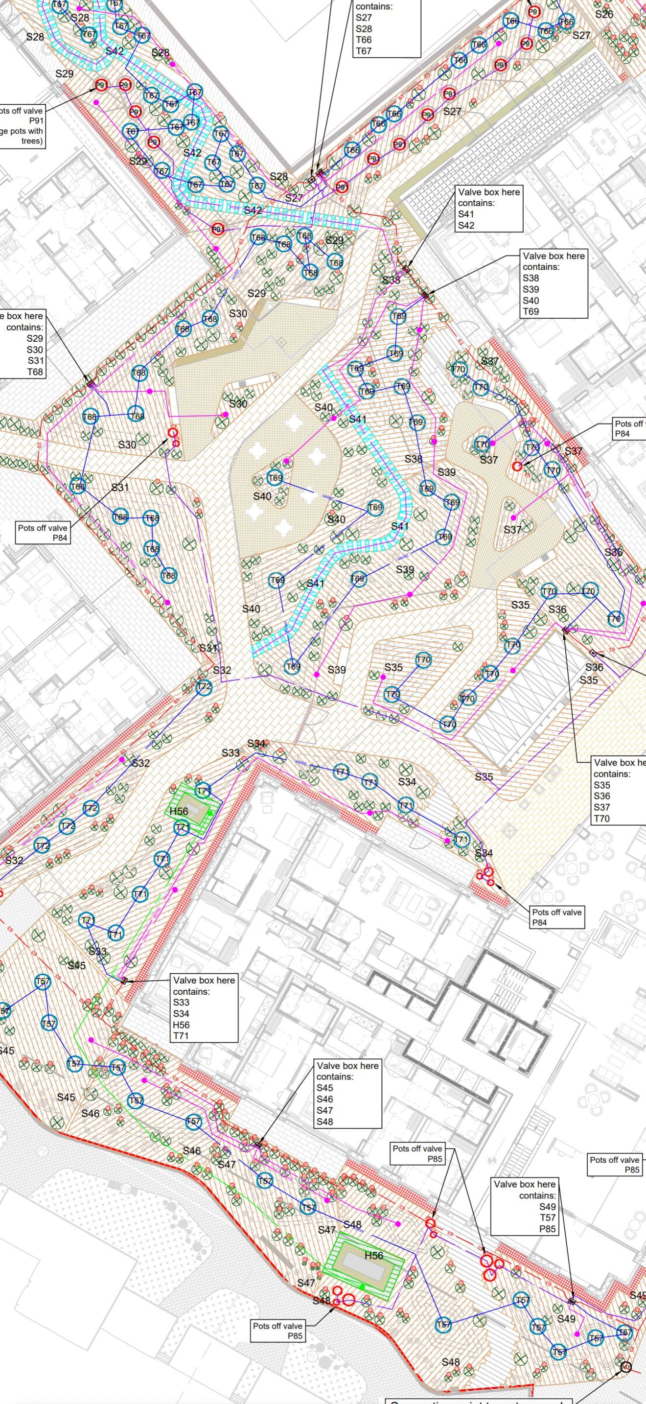 irrigation install design