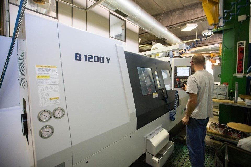 External view of machinery