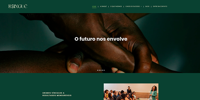 Banner com foto de mãos de pessoas negras juntas e o texto 